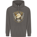 Eagle Reef Motorcycle Motorbike Biker Mens 80% Cotton Hoodie Charcoal