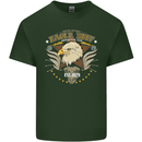 Eagle Reef Motorcycle Motorbike Biker Mens Cotton T-Shirt Tee Top Forest Green