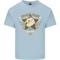 Eagle Reef Motorcycle Motorbike Biker Mens Cotton T-Shirt Tee Top Light Blue