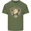 Eagle Reef Motorcycle Motorbike Biker Mens Cotton T-Shirt Tee Top Military Green
