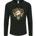 Eagle Reef Motorcycle Motorbike Biker Mens Long Sleeve T-Shirt Black