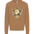 Eagle Reef Motorcycle Motorbike Biker Mens Sweatshirt Jumper Caramel Latte