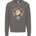 Eagle Reef Motorcycle Motorbike Biker Mens Sweatshirt Jumper Charcoal