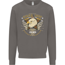 Eagle Reef Motorcycle Motorbike Biker Mens Sweatshirt Jumper Charcoal