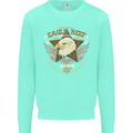 Eagle Reef Motorcycle Motorbike Biker Mens Sweatshirt Jumper Peppermint