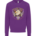 Eagle Reef Motorcycle Motorbike Biker Mens Sweatshirt Jumper Purple