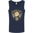 Eagle Reef Motorcycle Motorbike Biker Mens Vest Tank Top Navy Blue
