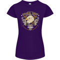 Eagle Reef Motorcycle Motorbike Biker Womens Petite Cut T-Shirt Purple