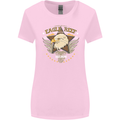 Eagle Reef Motorcycle Motorbike Biker Womens Wider Cut T-Shirt Light Pink