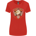 Eagle Reef Motorcycle Motorbike Biker Womens Wider Cut T-Shirt Red