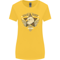 Eagle Reef Motorcycle Motorbike Biker Womens Wider Cut T-Shirt Yellow