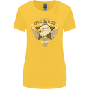 Eagle Reef Motorcycle Motorbike Biker Womens Wider Cut T-Shirt Yellow