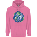 Earth Hands Climate Change Environment Childrens Kids Hoodie Azalea