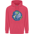Earth Hands Climate Change Environment Childrens Kids Hoodie Heliconia