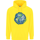 Earth Hands Climate Change Environment Childrens Kids Hoodie Yellow