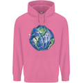 Earth Hands Climate Change Environment Mens 80% Cotton Hoodie Azelea