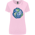 Earth Hands Climate Change Environment Womens Wider Cut T-Shirt Light Pink