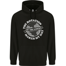 Earth Rotation Astronomy Planets Childrens Kids Hoodie Black