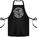 Earth Rotation Astronomy Planets Cotton Apron 100% Organic Black