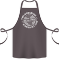 Earth Rotation Astronomy Planets Cotton Apron 100% Organic Dark Grey
