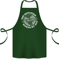 Earth Rotation Astronomy Planets Cotton Apron 100% Organic Forest Green