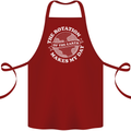 Earth Rotation Astronomy Planets Cotton Apron 100% Organic Maroon
