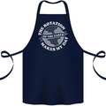 Earth Rotation Astronomy Planets Cotton Apron 100% Organic Navy Blue