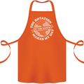 Earth Rotation Astronomy Planets Cotton Apron 100% Organic Orange
