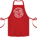 Earth Rotation Astronomy Planets Cotton Apron 100% Organic Red