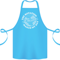 Earth Rotation Astronomy Planets Cotton Apron 100% Organic Turquoise