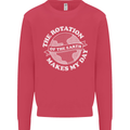 Earth Rotation Astronomy Planets Kids Sweatshirt Jumper Heliconia