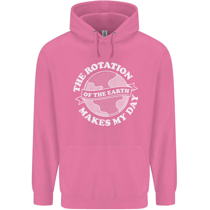 Earth Rotation Astronomy Planets Mens 80% Cotton Hoodie Azelea