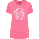 Earth Rotation Astronomy Planets Womens Wider Cut T-Shirt Azalea