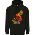 Earth Song Gramophone Music DJ DJing Childrens Kids Hoodie Black