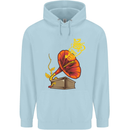 Earth Song Gramophone Music DJ DJing Childrens Kids Hoodie Light Blue