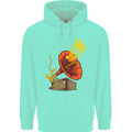 Earth Song Gramophone Music DJ DJing Childrens Kids Hoodie Peppermint