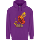 Earth Song Gramophone Music DJ DJing Childrens Kids Hoodie Purple