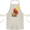 Earth Song Gramophone Music DJ DJing Cotton Apron 100% Organic Natural