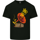 Earth Song Gramophone Music DJ DJing Kids T-Shirt Childrens Black