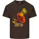 Earth Song Gramophone Music DJ DJing Kids T-Shirt Childrens Chocolate