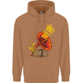 Earth Song Gramophone Music DJ DJing Mens 80% Cotton Hoodie Caramel Latte
