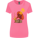 Earth Song Gramophone Music DJ DJing Womens Wider Cut T-Shirt Azalea