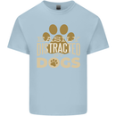 Easily Distracted By Dogs Funny ADHD Kids T-Shirt Childrens Light Blue