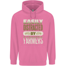 Easily Distracted Farmers Farming Childrens Kids Hoodie Azalea