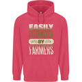 Easily Distracted Farmers Farming Childrens Kids Hoodie Heliconia