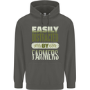 Easily Distracted Farmers Farming Childrens Kids Hoodie Storm Grey