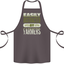 Easily Distracted Farmers Farming Cotton Apron 100% Organic Dark Grey