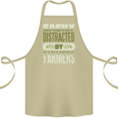 Easily Distracted Farmers Farming Cotton Apron 100% Organic Khaki
