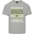 Easily Distracted Farmers Farming Kids T-Shirt Childrens Sports Grey