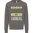 Easily Distracted Farmers Farming Mens Sweatshirt Jumper Charcoal